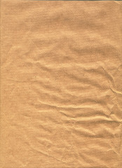 Scanned kraft paper illustration, texture, packing material, scan