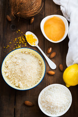 Healthy Vegan Coconut and Lemon Truffles