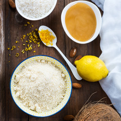 Healthy Vegan Coconut and Lemon Truffles