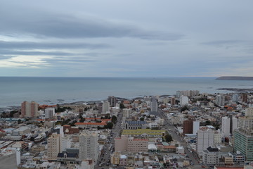 Cielo Nublado de la ciudad de Comodoro Rivadavia, Argentina