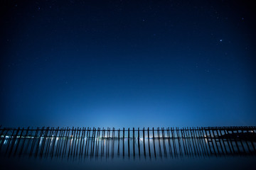 U Bein bridge at night