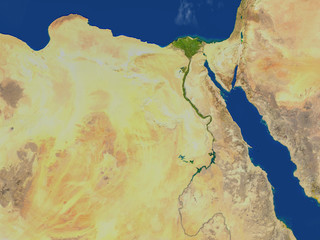 Egypt on planet Earth
