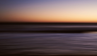 Obraz premium Abstract smooth lines and sunset colors