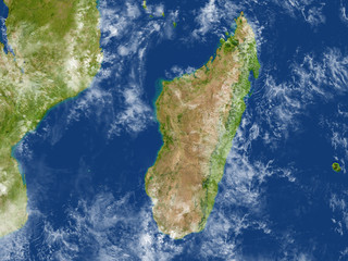 Madagascar on planet Earth