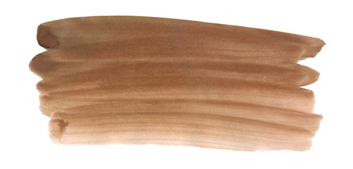 A fragment of the background in brown tones painted with watercolors
