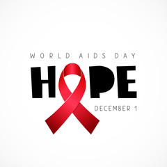Hope. World AIDS Day. December 1