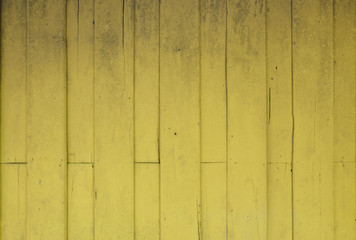 Grunge yellow wooden wall