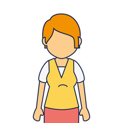 young man ethnicity avatar character vector illustration design