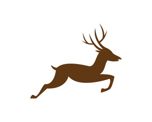 Fototapeta na wymiar Deer Logo Template