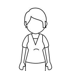 young man ethnicity avatar character vector illustration design