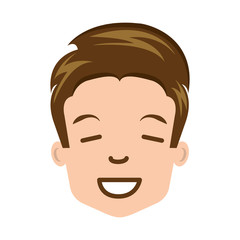 young man avatar character vector illustration design