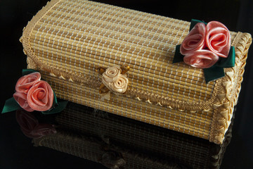  wooden boxes with vintage decoration - 140731645