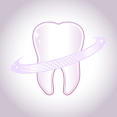Clean Healthy And Shiny Tooth concept Symbol