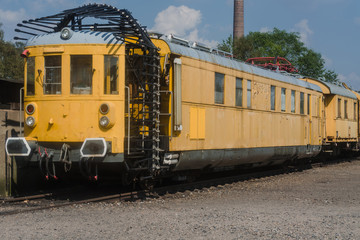 Eisenbahn, Tunnelmesswagen mit mechanische Messeinrichtungen