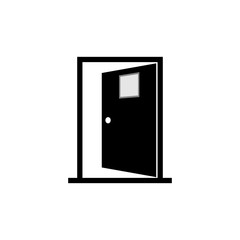 Door open vector icon