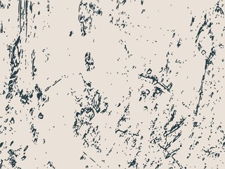 Relief stone surface texture. Old concrete wall. Monochrome image. Grunge distress texture. Vector template.