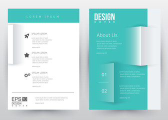 Cover Design Vector template set  Brochure, Annual Report, Magazine, Poster, Corporate Presentation, Portfolio, Flyer, Banner, Website. A4 size