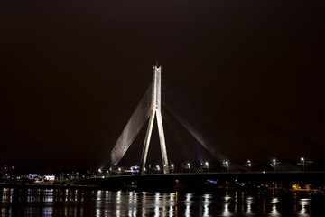 Obraz premium Night bridge