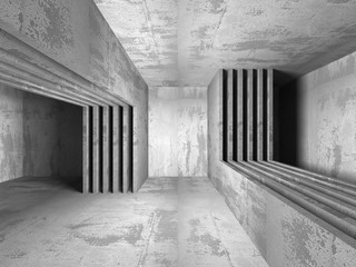 Abstract geometric concrete architecture background