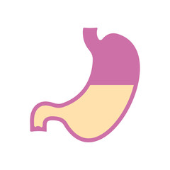 stomach icon. flat design