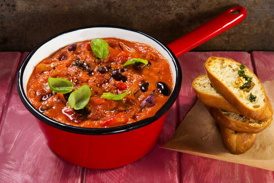 Roasted Tomato Chorizo Soup