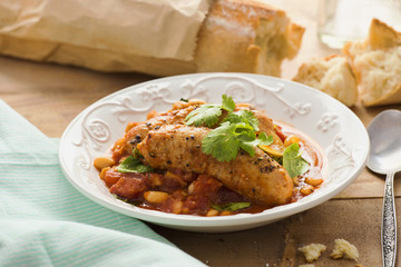 Tuscan sausage and beans