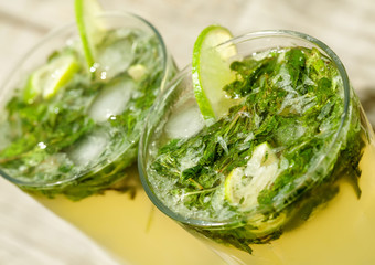 Fresh mojito cocktail
