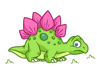 Dinosaur  cartoon Illustrations isolated image animal character