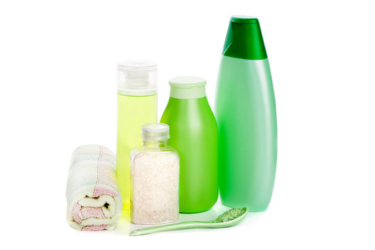 Cosmetic set and herbal salt