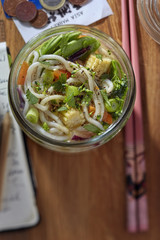 Noodle vegetable pot