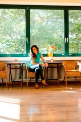 girl on the chair
