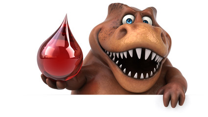 Fun Trex - 3D Illustration © Julien Tromeur