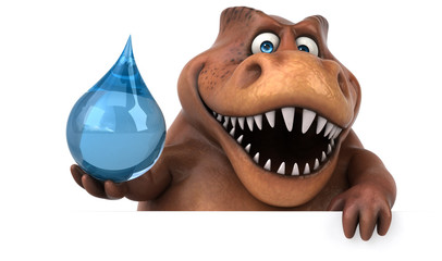 Fun Trex - 3D Illustration © Julien Tromeur