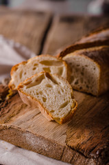 Ciabatta bread product photo