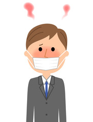 ビジネスマン　発熱