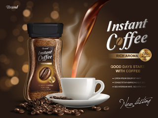 instant coffee ad