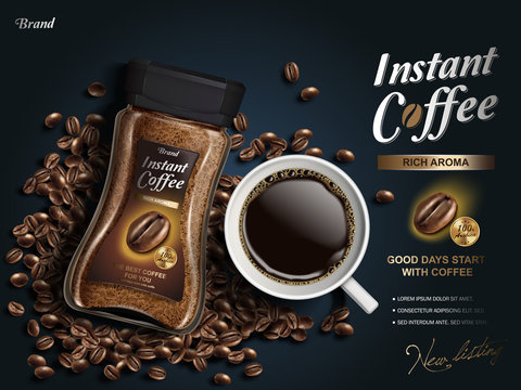 instant coffee ad