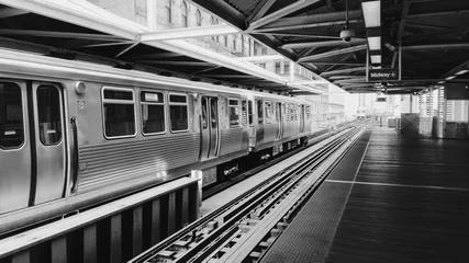 Papier Peint photo autocollant Chicago métro de Chicago
