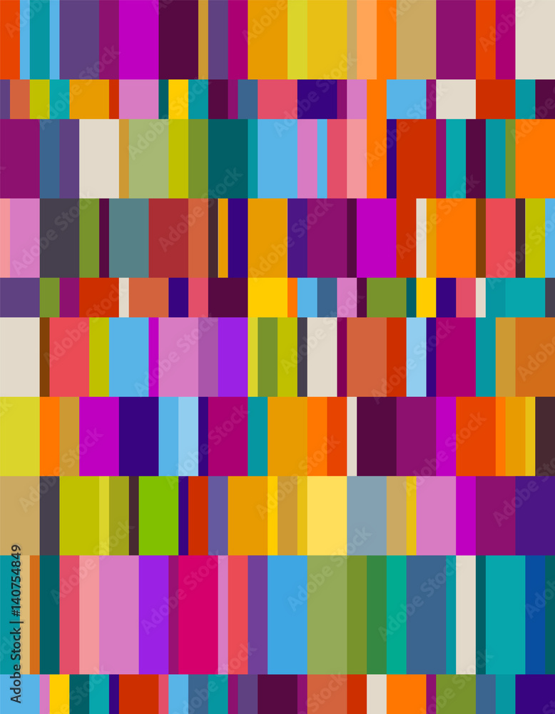 Poster background of colorful rectangles, eps10 vector