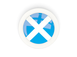 Round flag of scotland with carbon frame