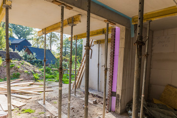 Fototapeta premium on the construction of a new house
