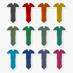Bolt Icon Flat Graphic Design - Illustration