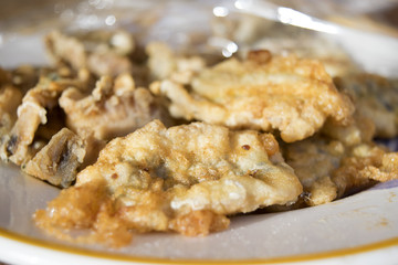 fried battered fritters of anchovies