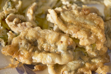fried fritters of anchovies