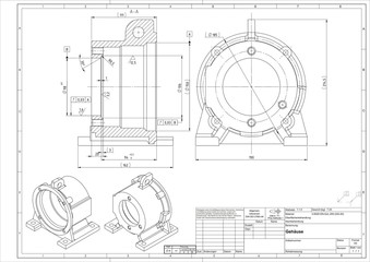 3D CAD Modell Geh&auml;use