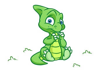 Dinosaur  cartoon Illustrations isolated image animal character