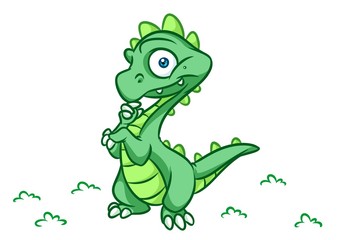 Dinosaur  cartoon Illustrations isolated image animal character