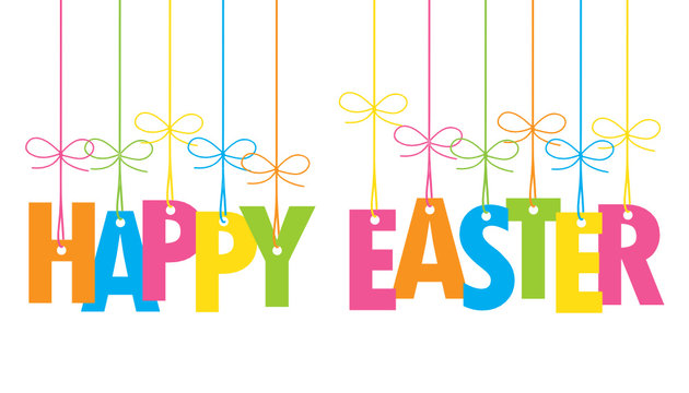 “HAPPY EASTER” Banner Card