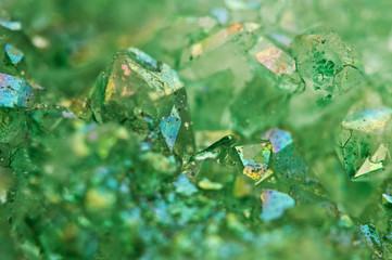 crystals Agate SiO2 silicon dioxide. Macro