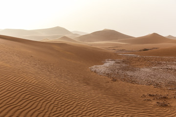 Landscape of Sahara desert in Morocco